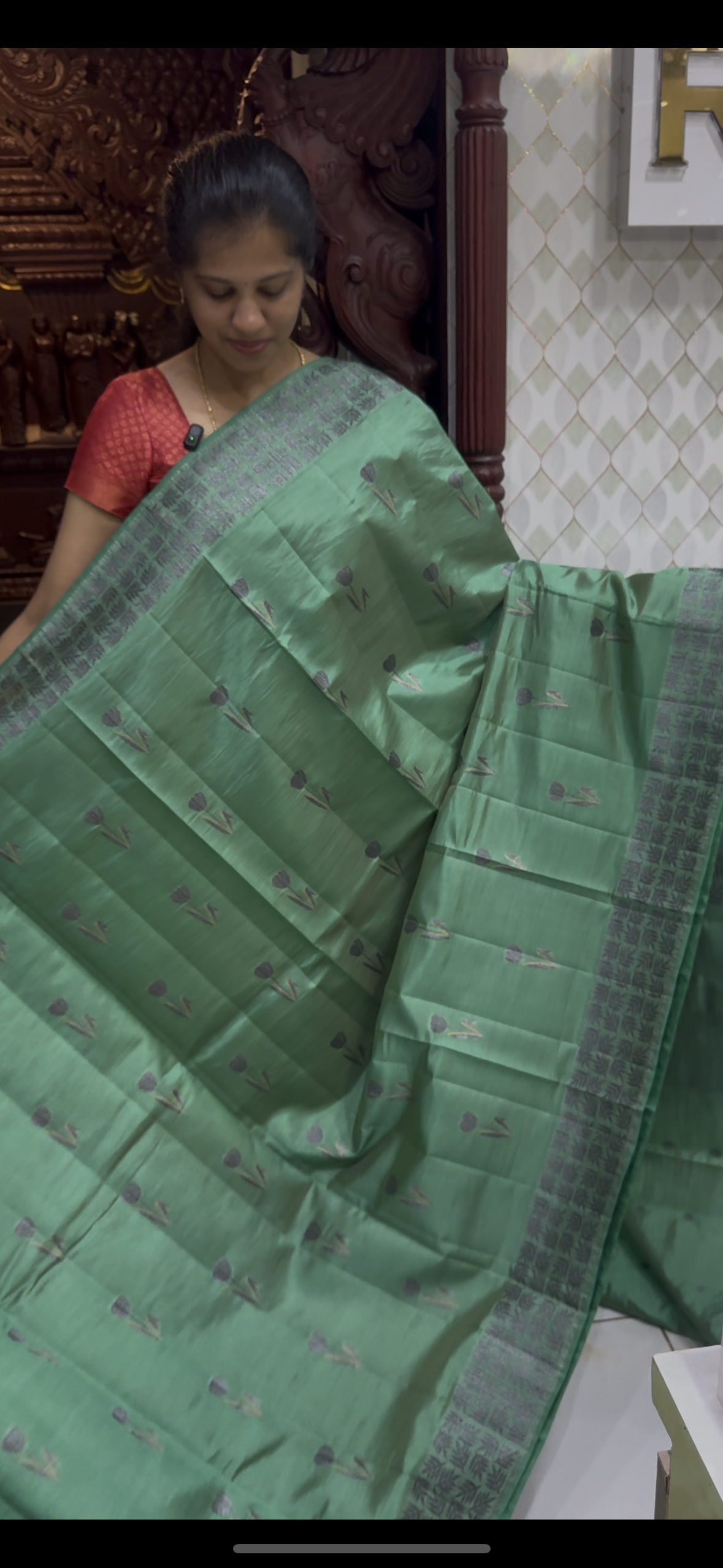 Dupion Tussar Saree 1810 | DSAD033