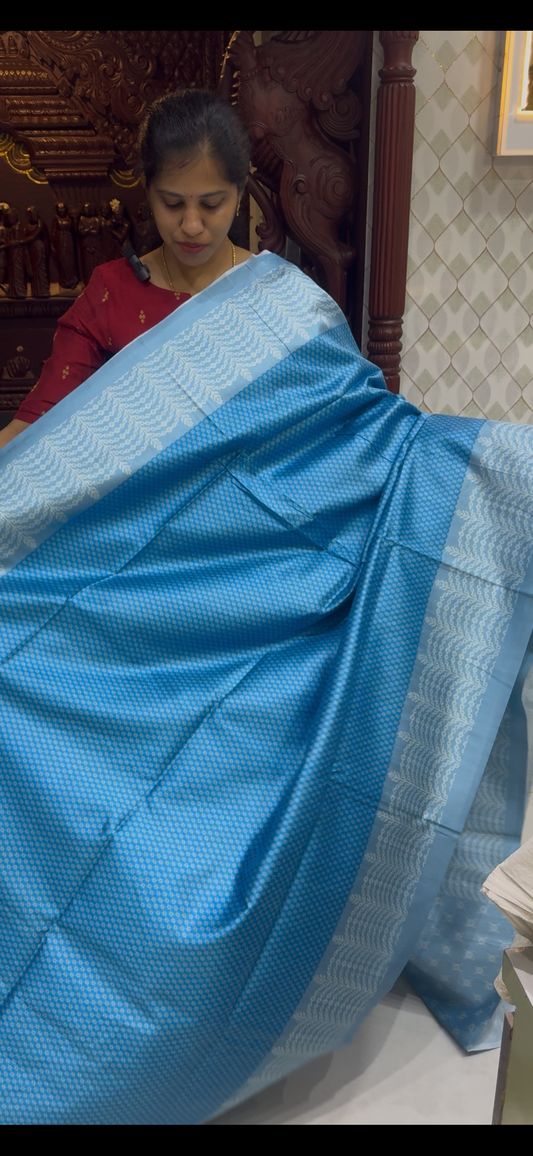 Digital Printed Semi Tussar Sarees | DSM121