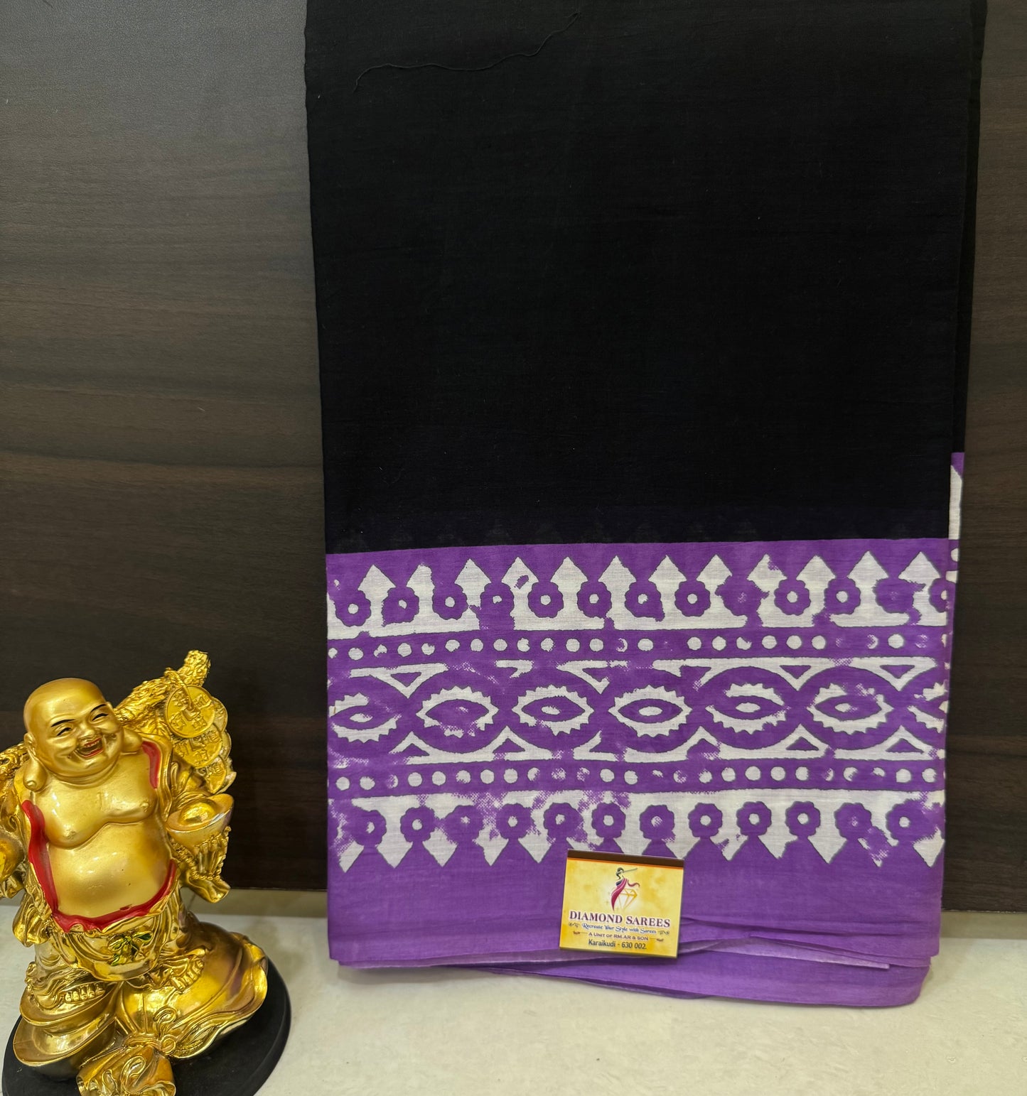 Handblock Print MulMul Cotton Sarees | DSAD012
