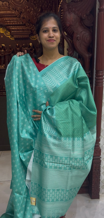 Digital Printed Semi Tussar Sarees | DSM121