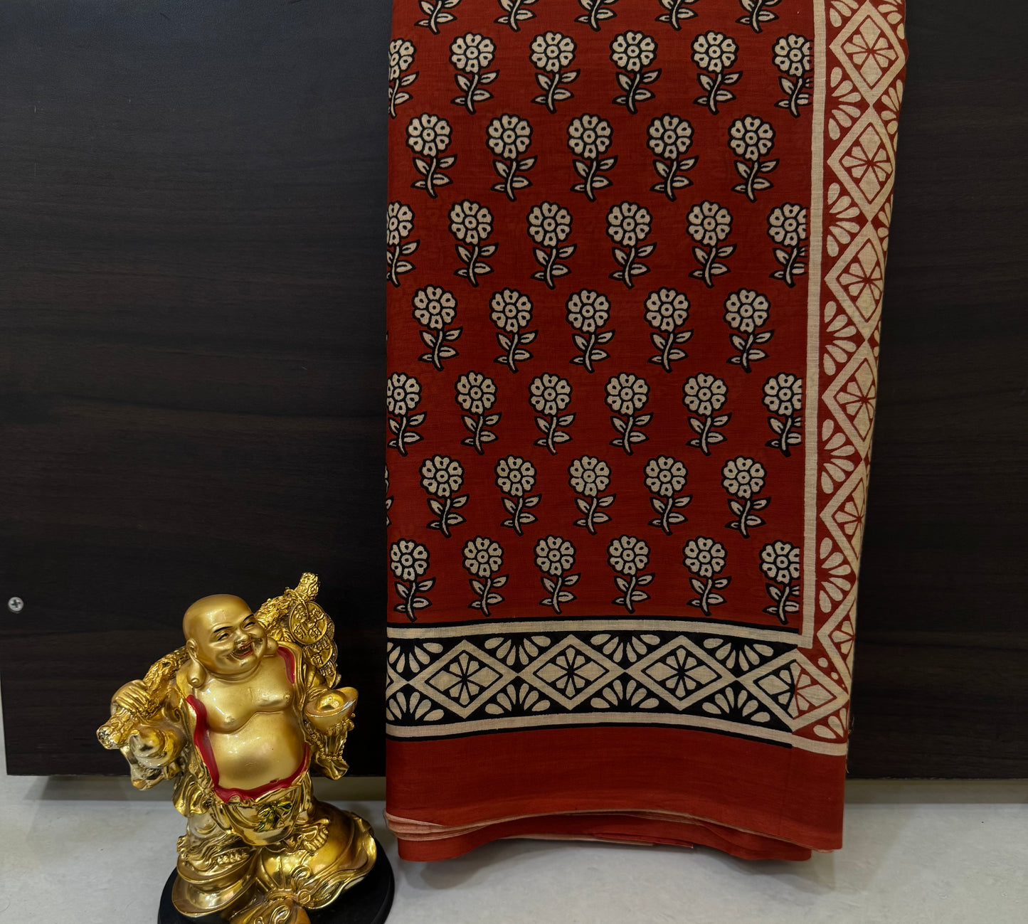 Handblock Print MulMul Cotton Sarees | DSAN001
