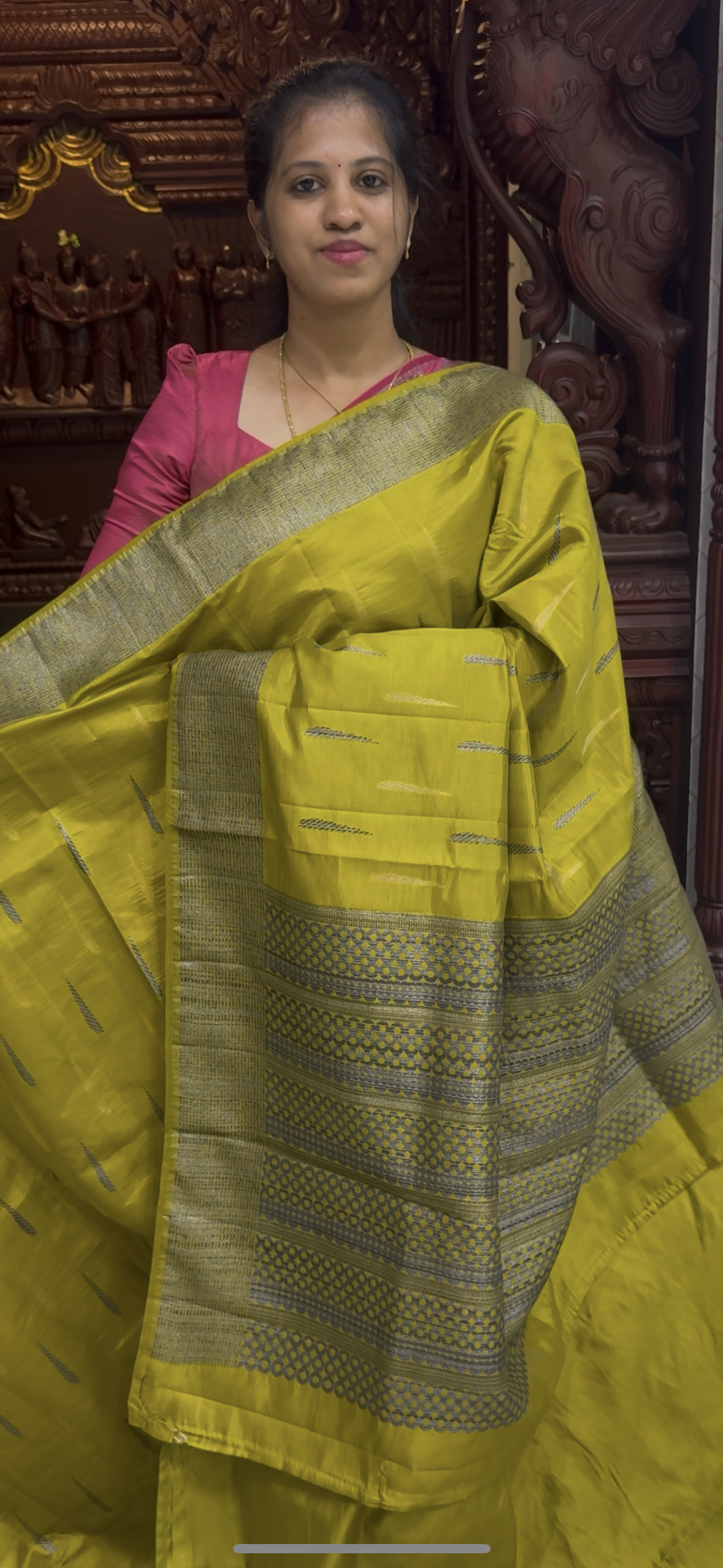 Dupion Tussar Saree 1810 | DSAD033