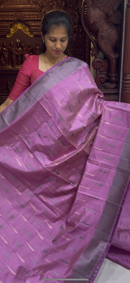 Dupion Tussar Saree 1810 | DSAD033