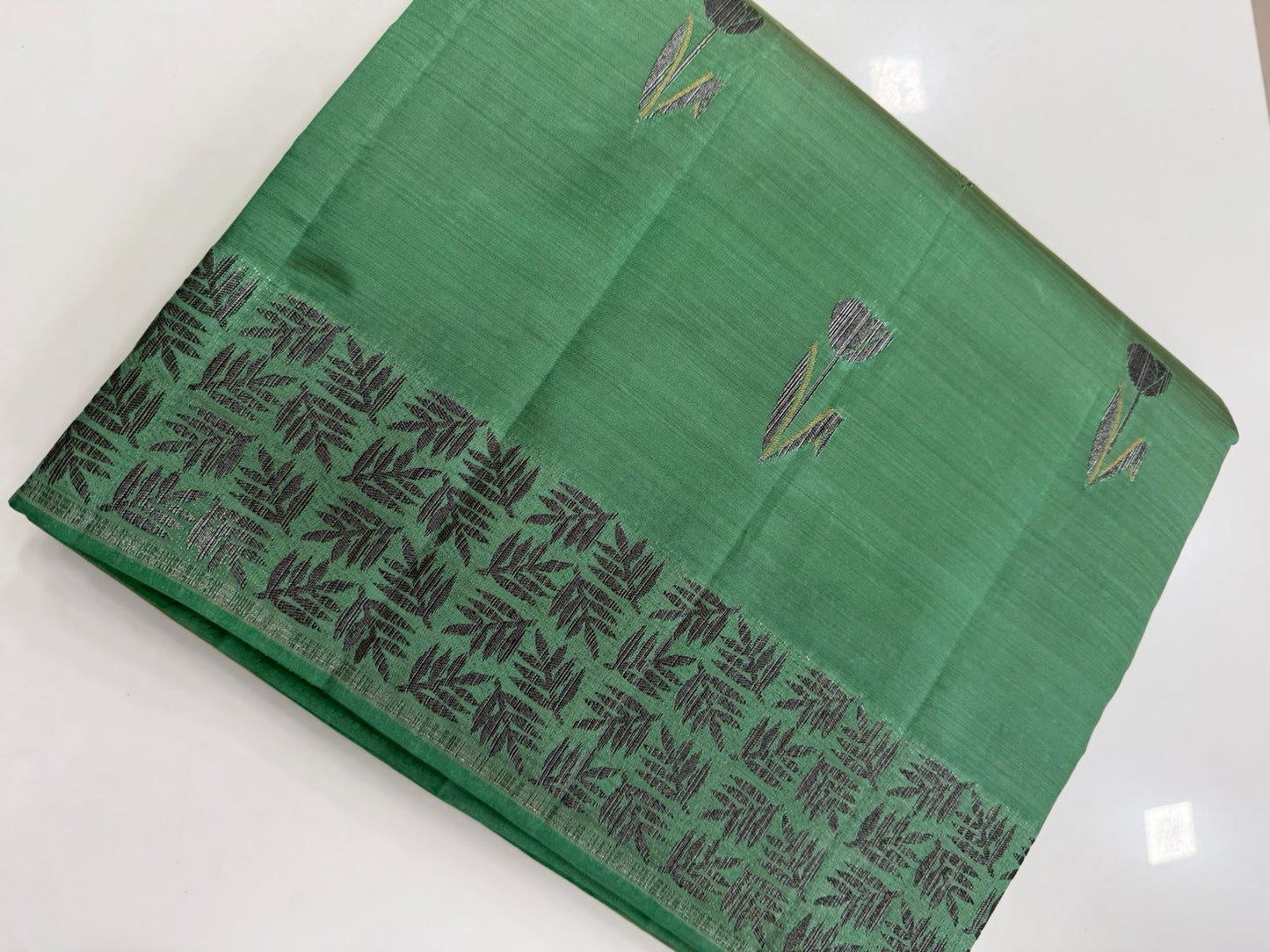 Dupion Tussar Saree 1810 | DSAD033