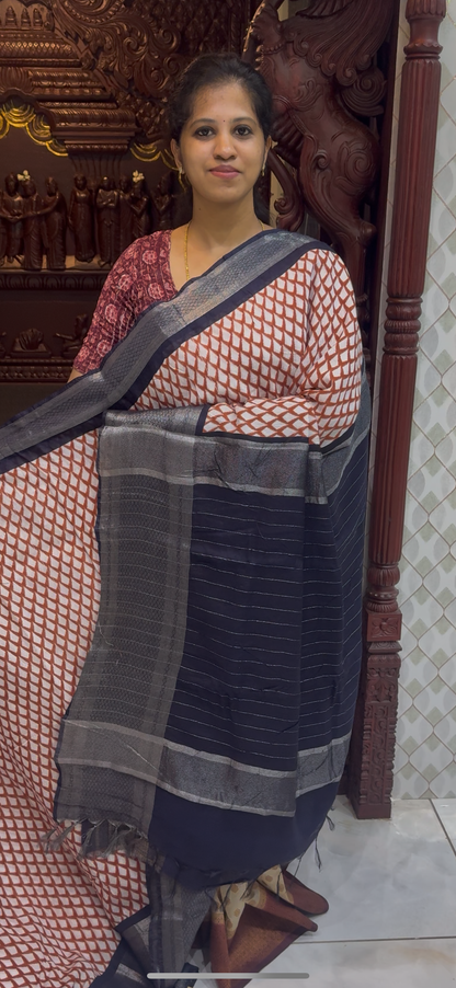 Premium Moonga Silk Sarees | DSM044
