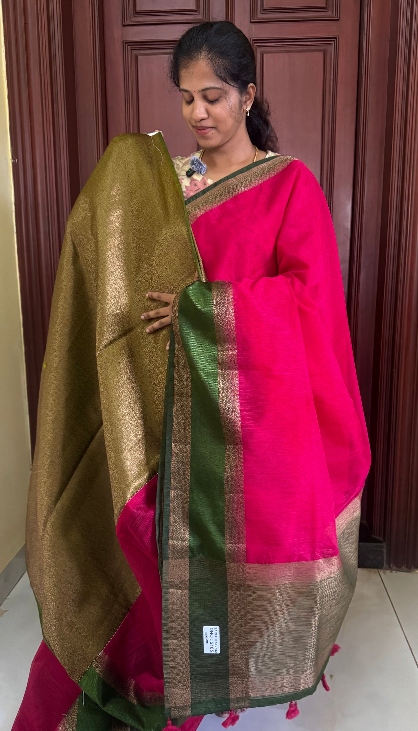 Bamboo Silk Saree 2185 | DSAD044