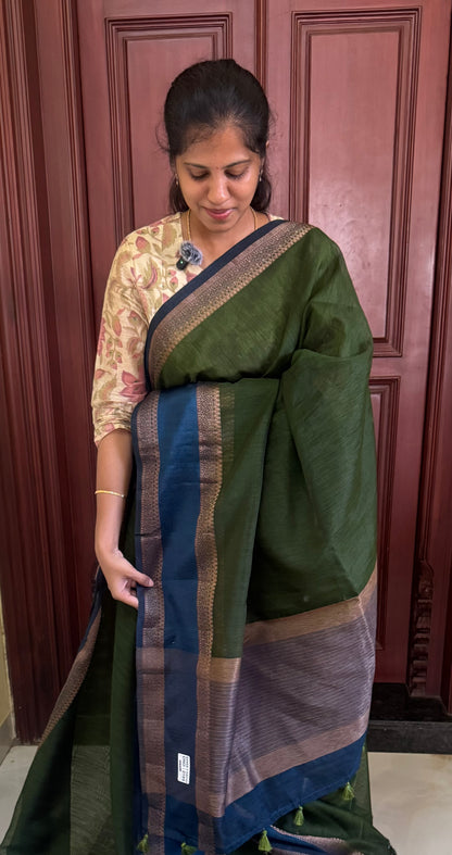 Bamboo Silk Saree 2185 | DSAD044