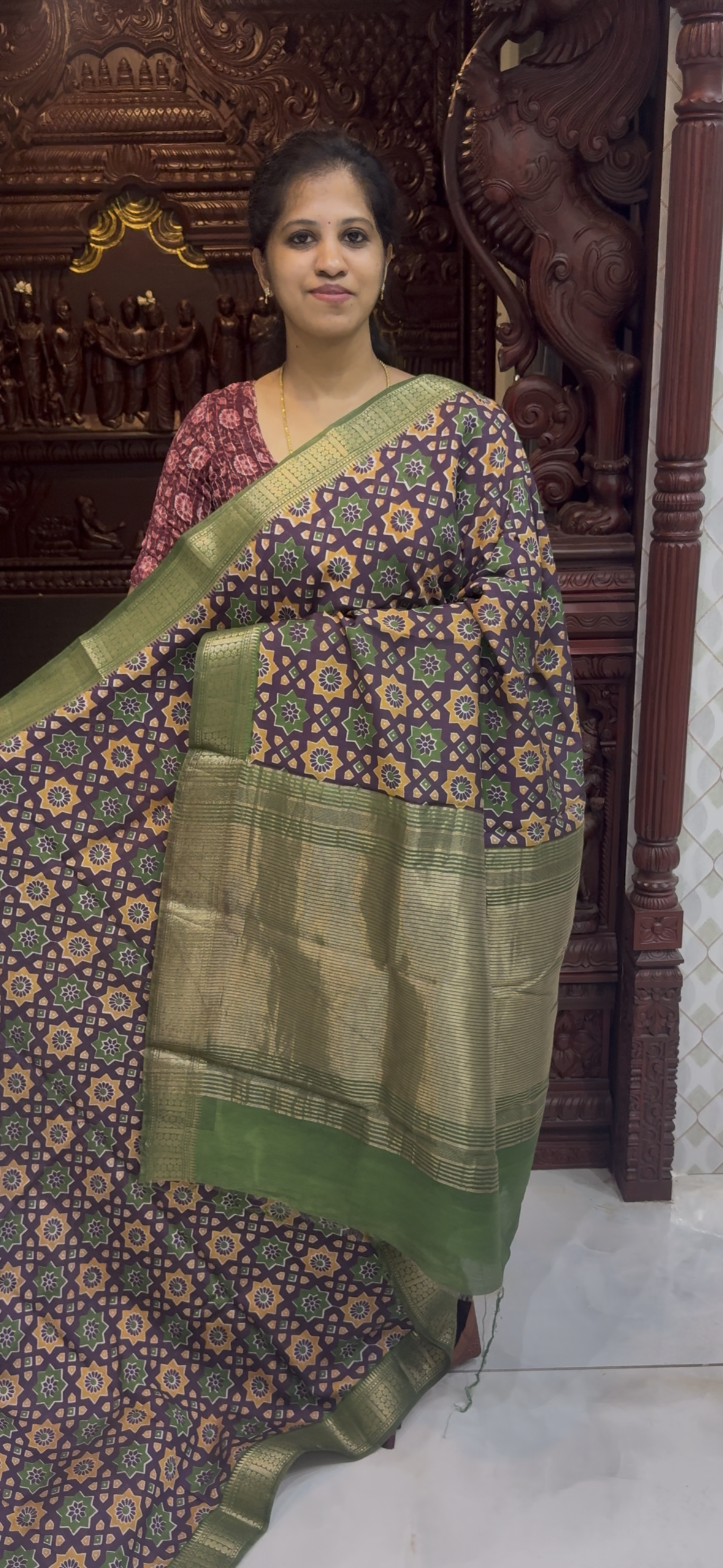 Moonga Silk Sarees | DSM071