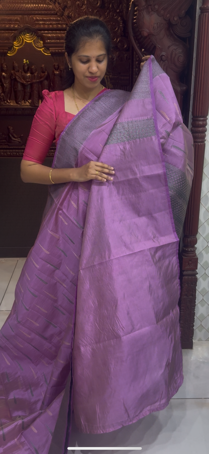 Dupion Tussar Saree 1810 | DSAD033