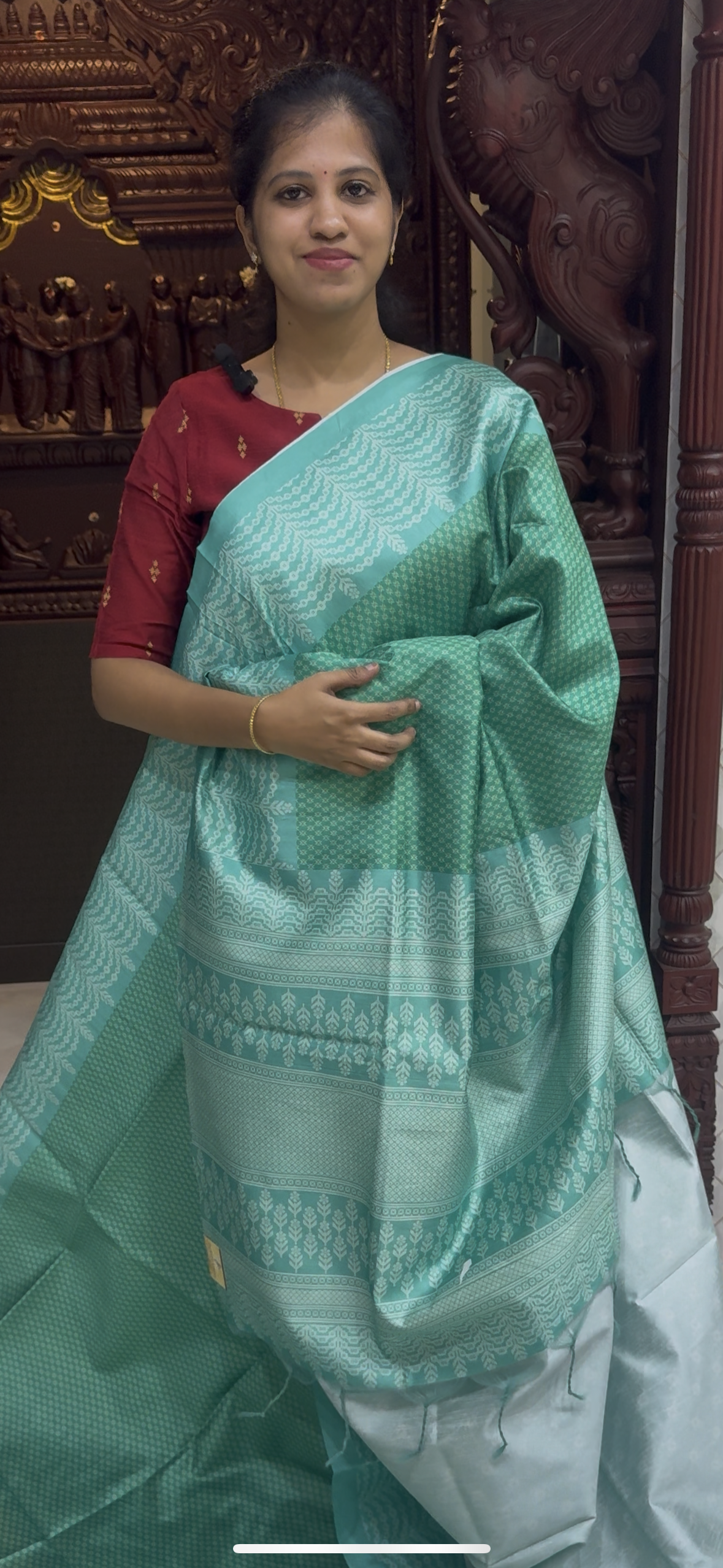 Digital Printed Semi Tussar Sarees | DSM121