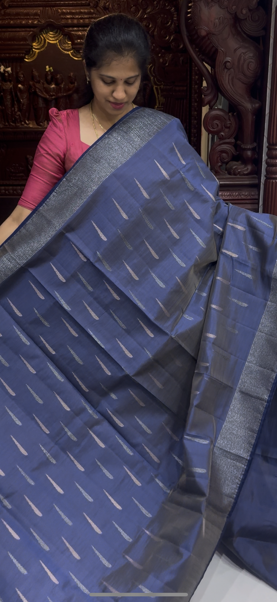 Dupion Tussar Saree 1810 | DSAD033