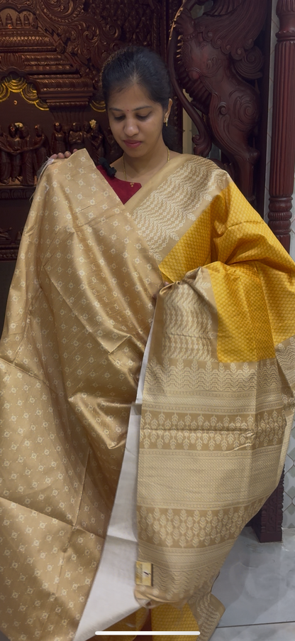 Digital Printed Semi Tussar Sarees | DSM121