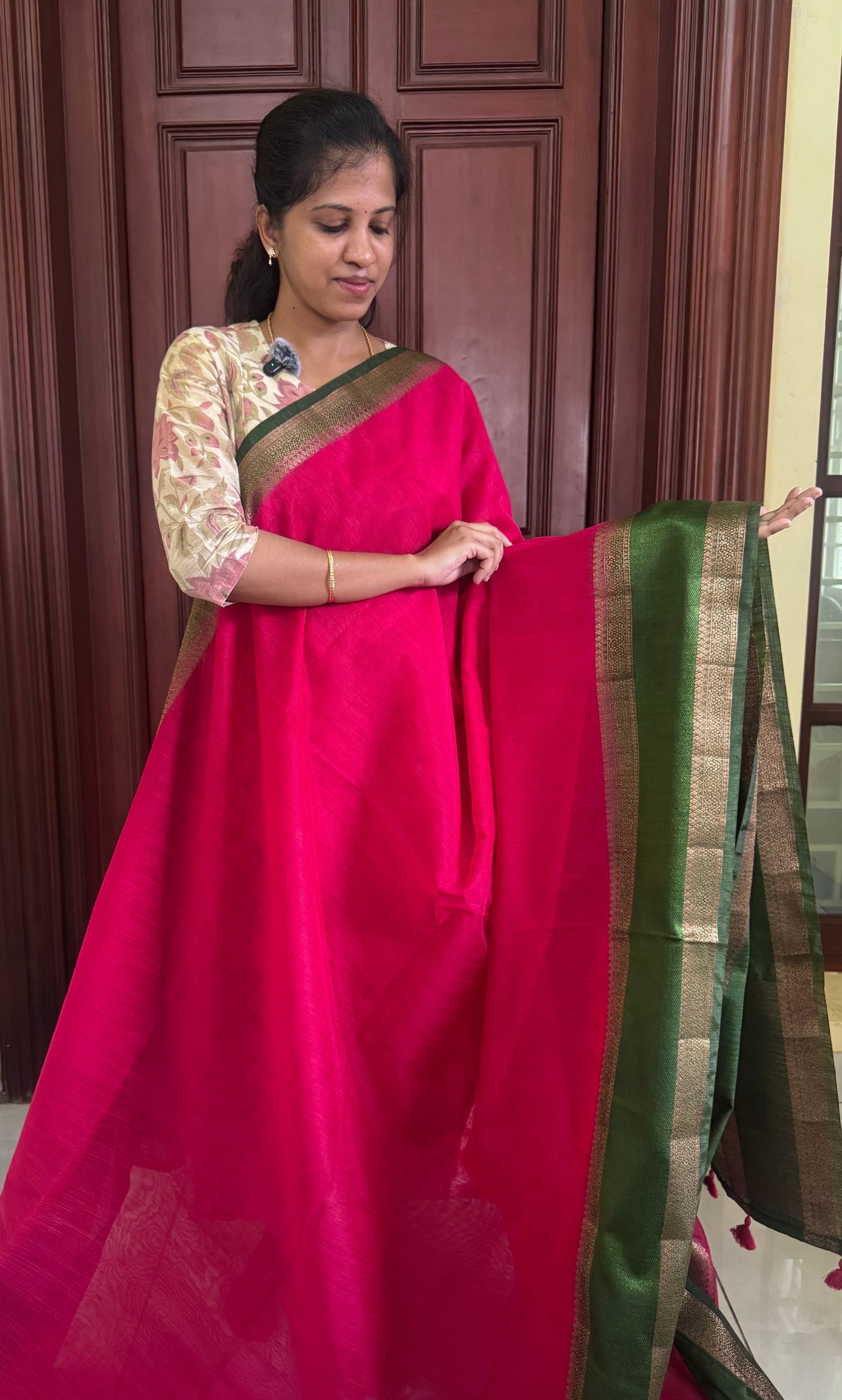 Bamboo Silk Saree 2185 | DSAD044