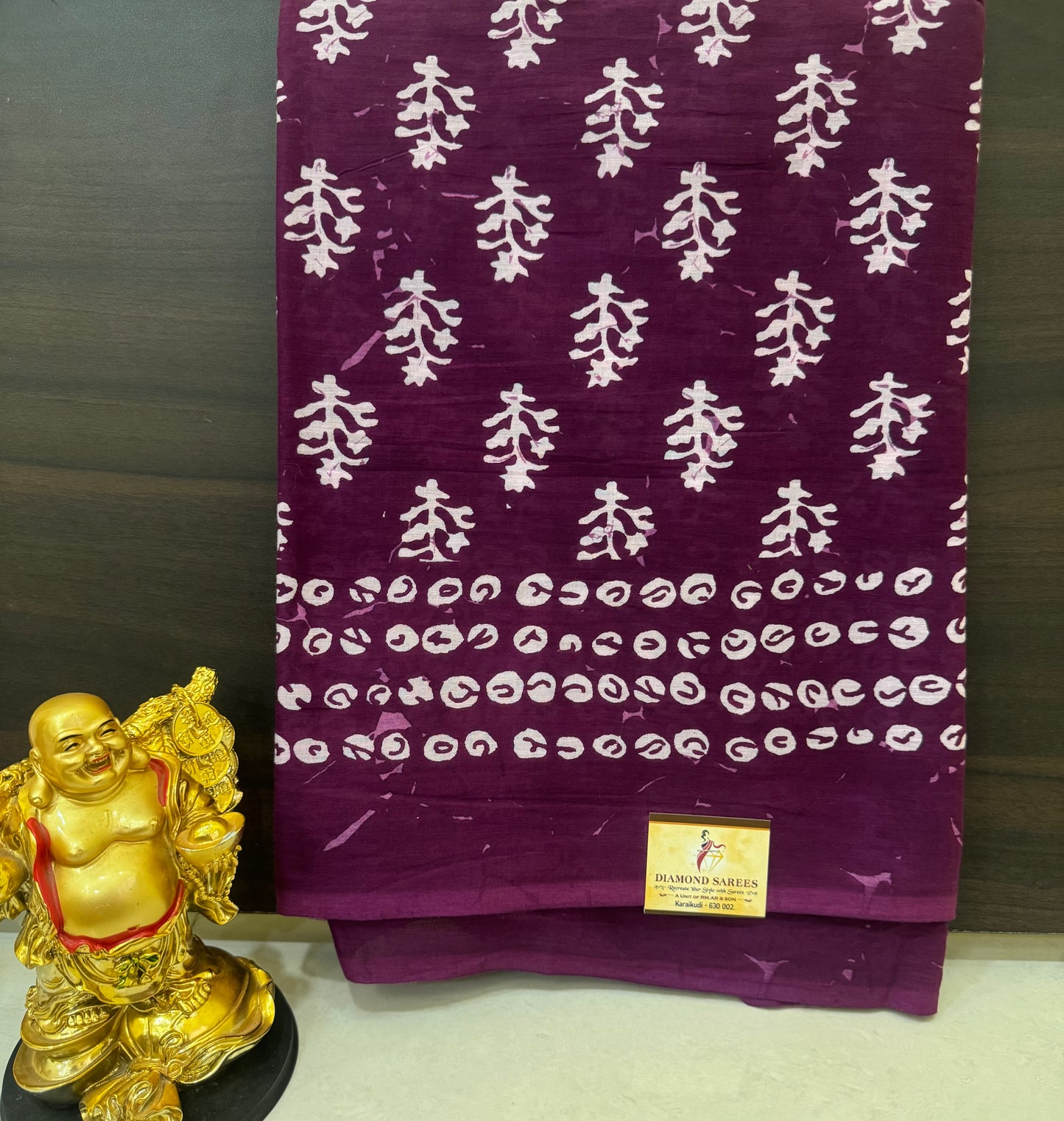 Handblock Print MulMul Cotton Sarees | DSAN001