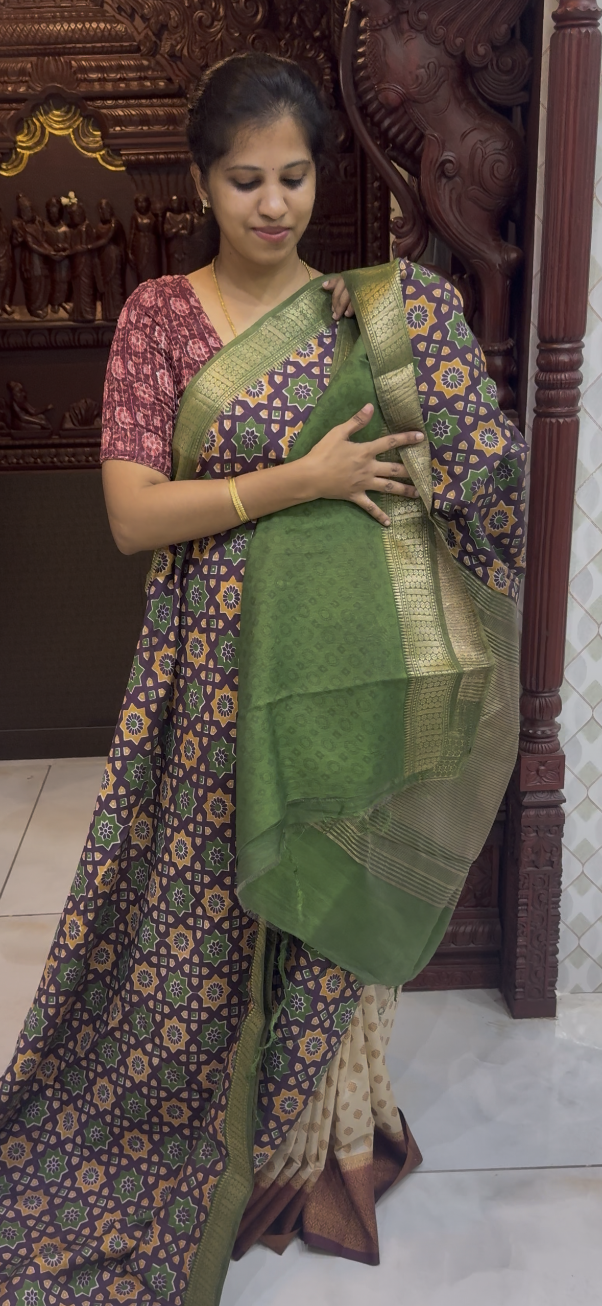 Moonga Silk Sarees | DSM071