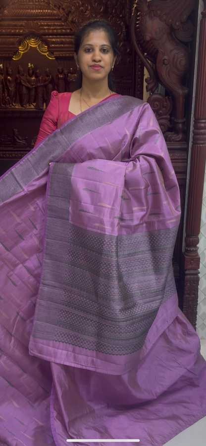 Dupion Tussar Saree 1810 | DSAD033