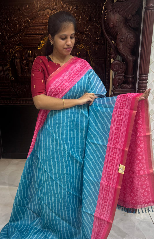 Fancy Chanderi Cotton Sarees | DSAD025