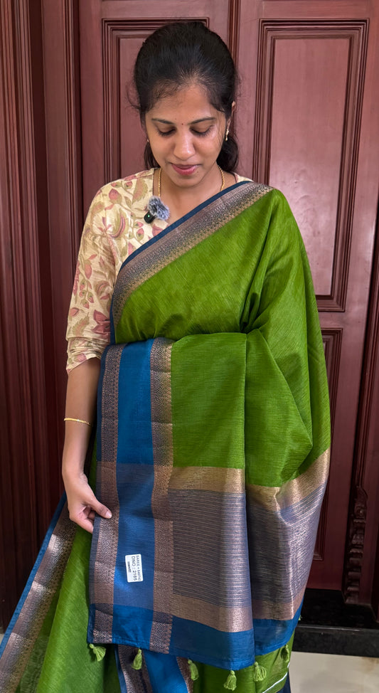 Bamboo Silk Saree 2185 | DSAD044