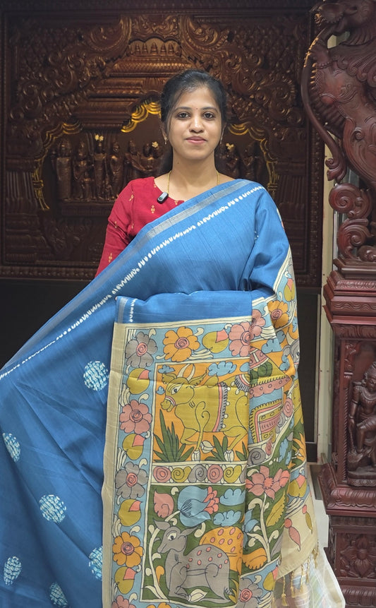 Malai Tussar Silk Sarees | DSAD053