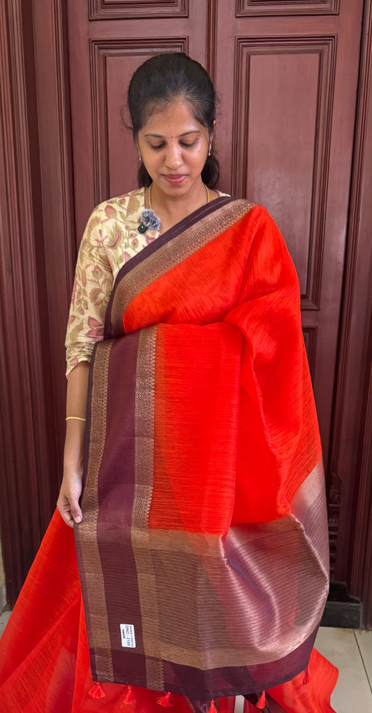 Bamboo Silk Saree 2185 | DSAD044