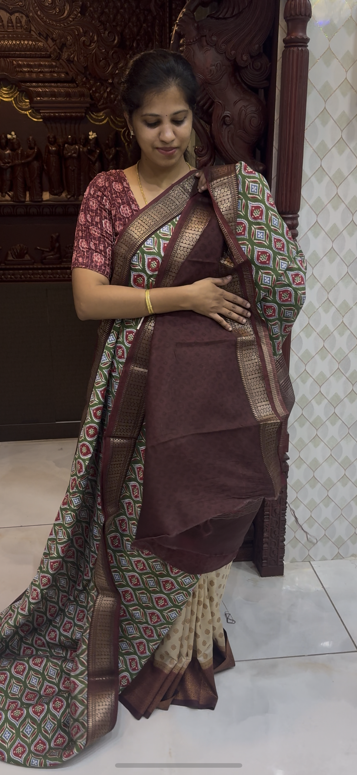 Moonga Silk Sarees | DSM071