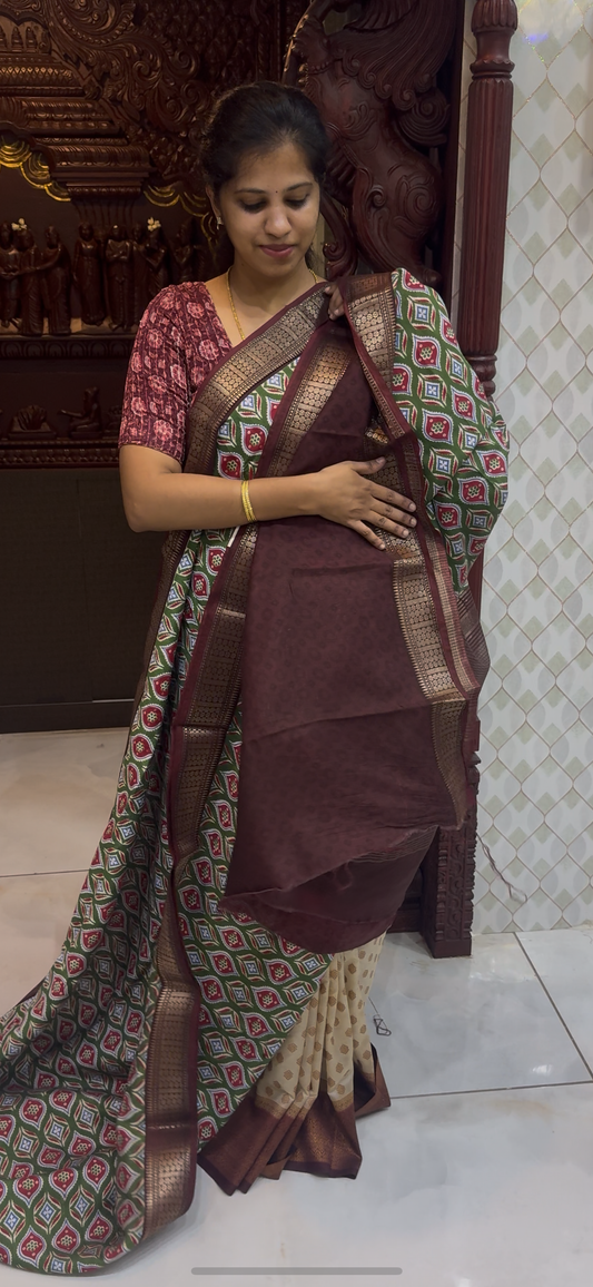 Moonga Silk Sarees | DSM071