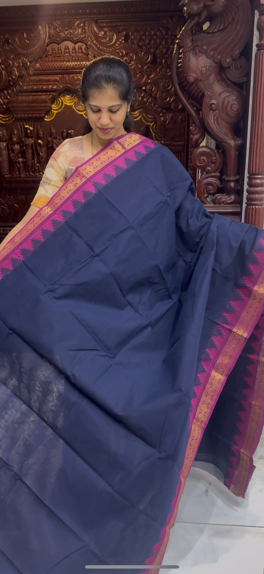 Handloom Kanchi Cotton Saree | DSAJ002