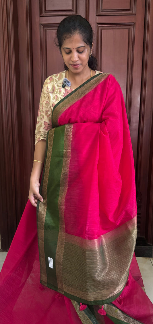 Bamboo Silk Saree 2185 | DSAD044