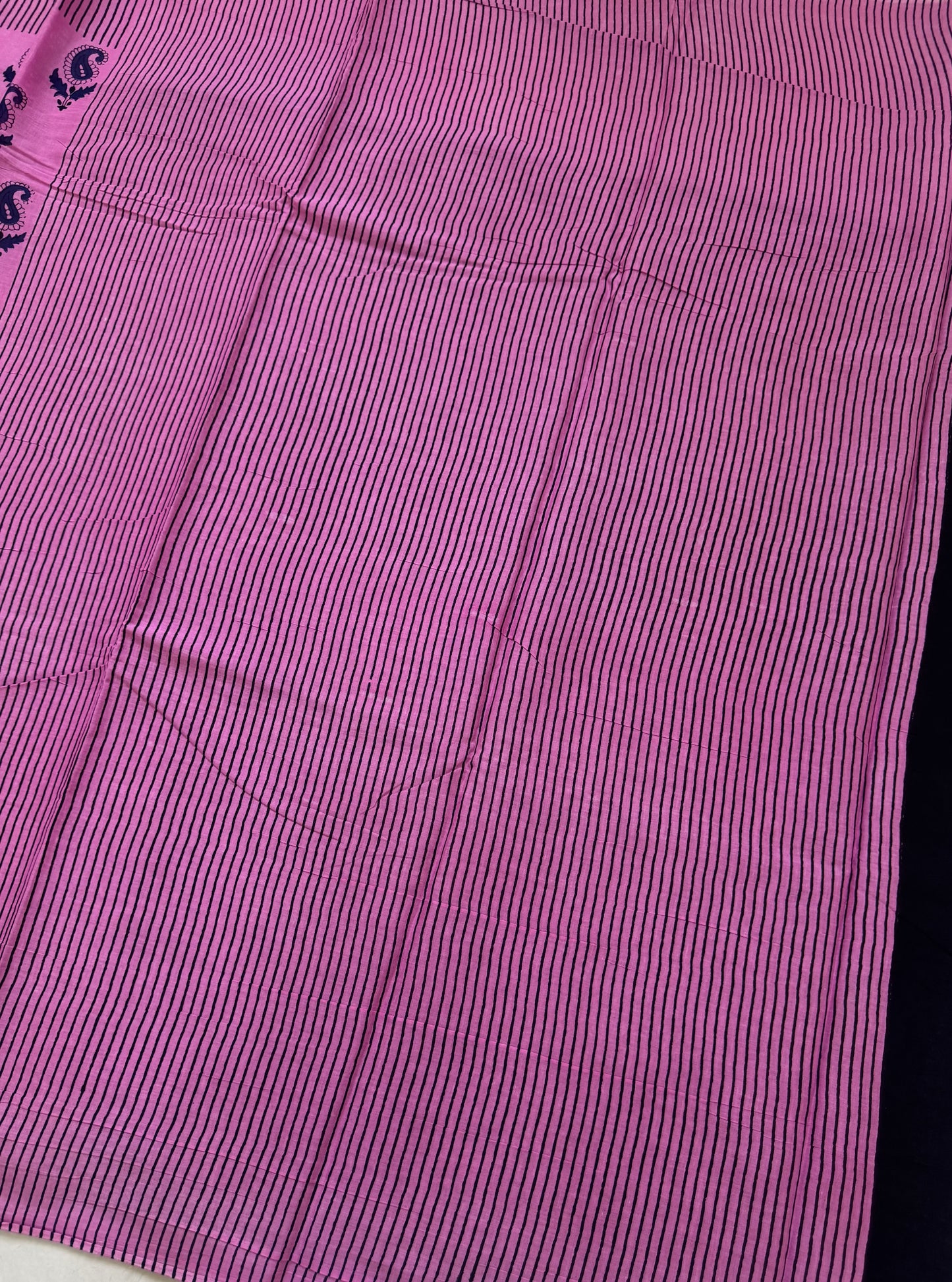 Handblock Print MulMul Cotton Sarees | DSAN001