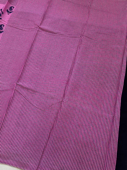 Handblock Print MulMul Cotton Sarees | DSAN001