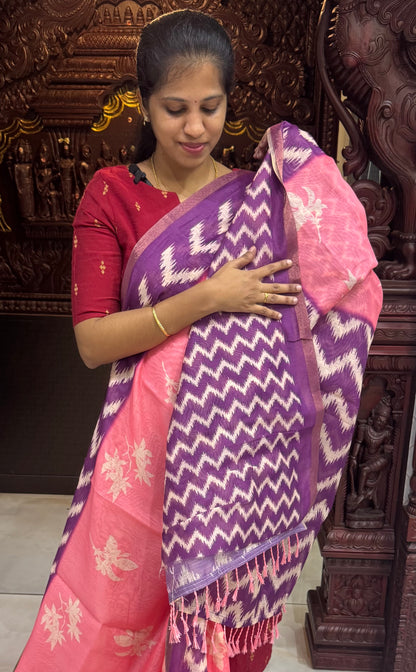 Fancy Chanderi Cotton Sarees | DSAD025