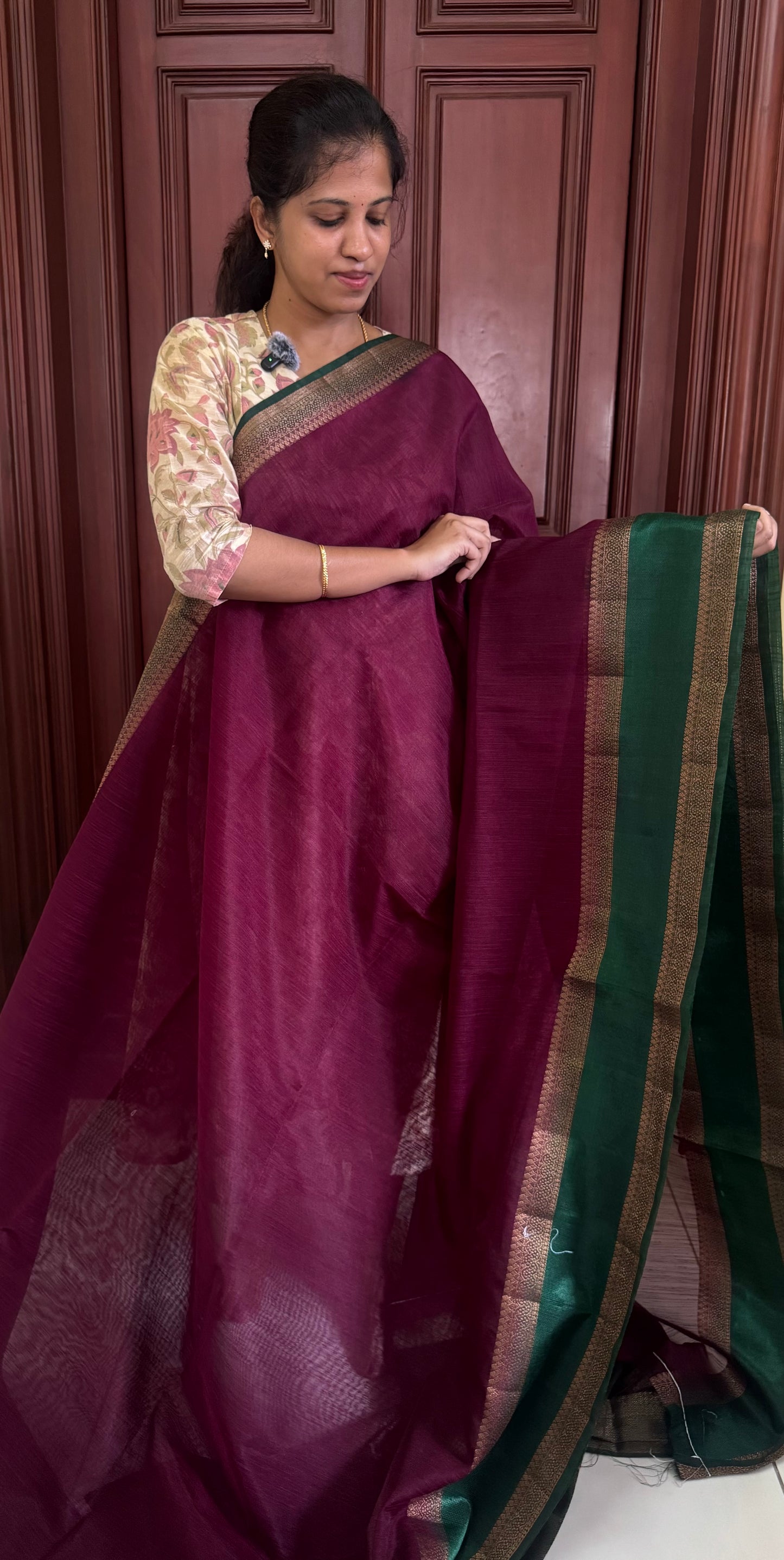 Bamboo Silk Saree 2185 | DSAD044