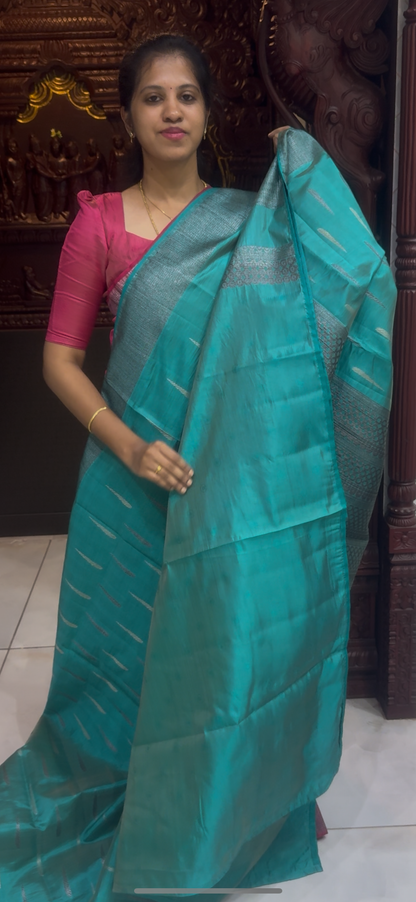 Dupion Tussar Saree 1810 | DSAD033