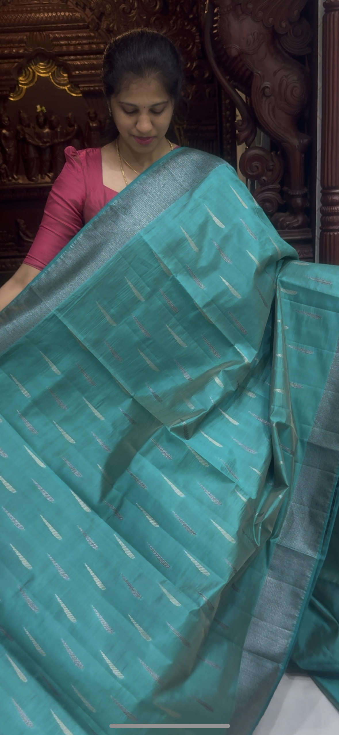 Dupion Tussar Saree 1810 | DSAD033