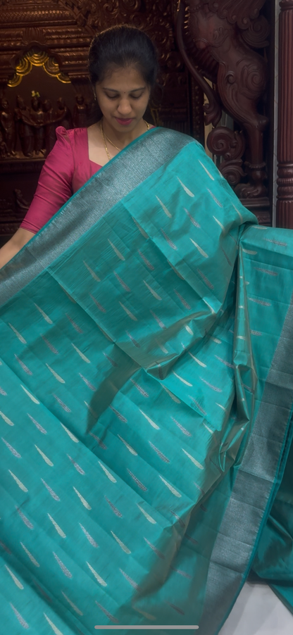 Dupion Tussar Saree 1810 | DSAD033