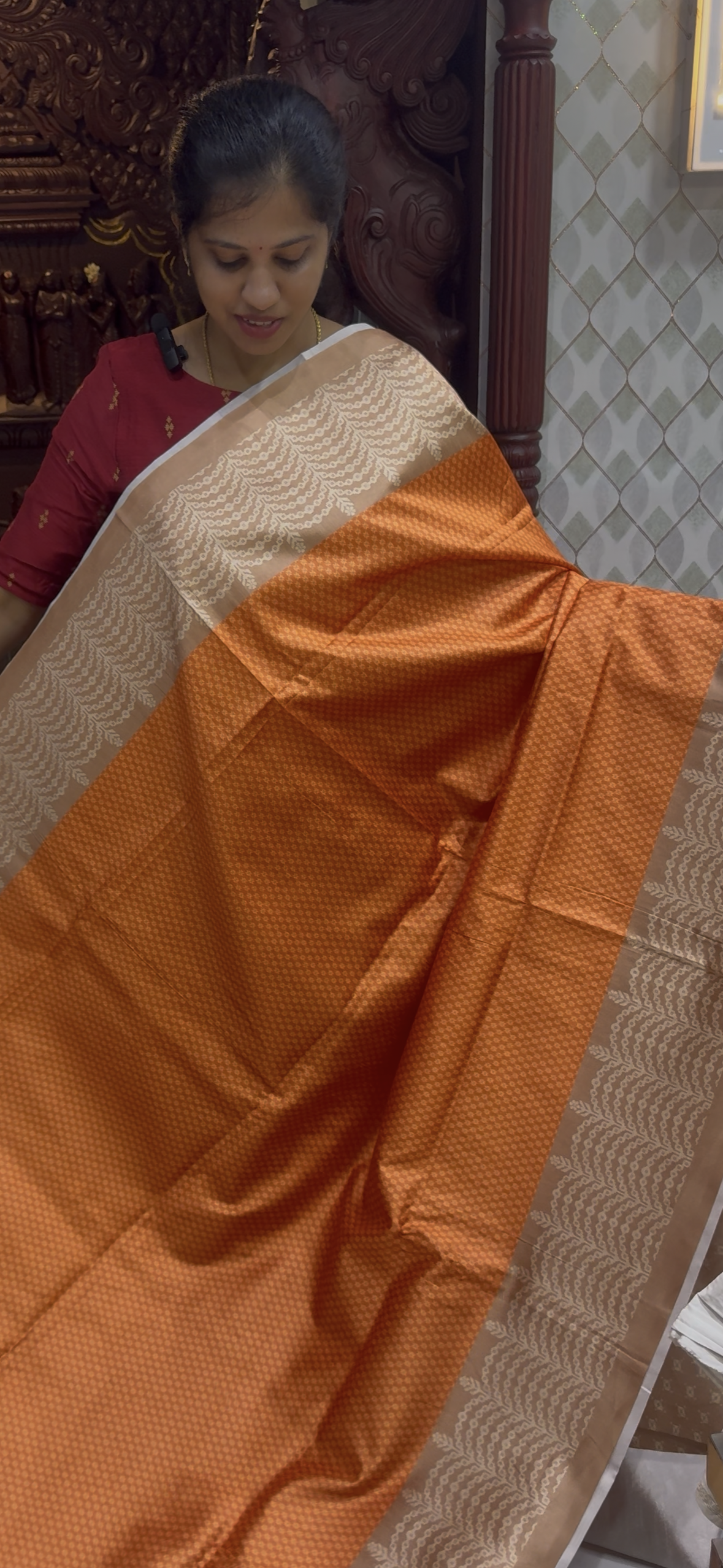 Digital Printed Semi Tussar Sarees | DSM121