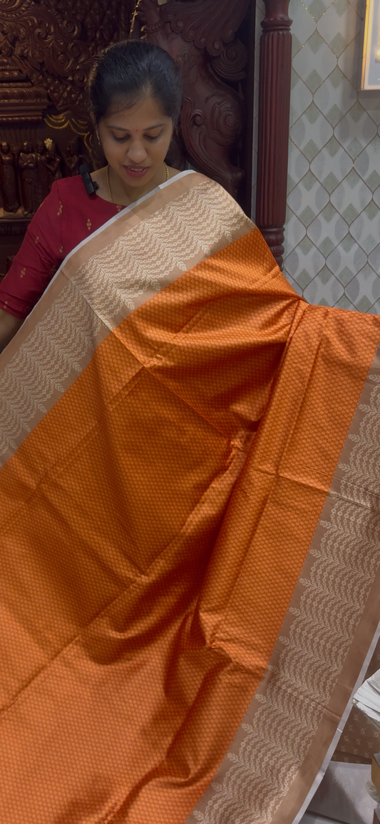Digital Printed Semi Tussar Sarees | DSM121