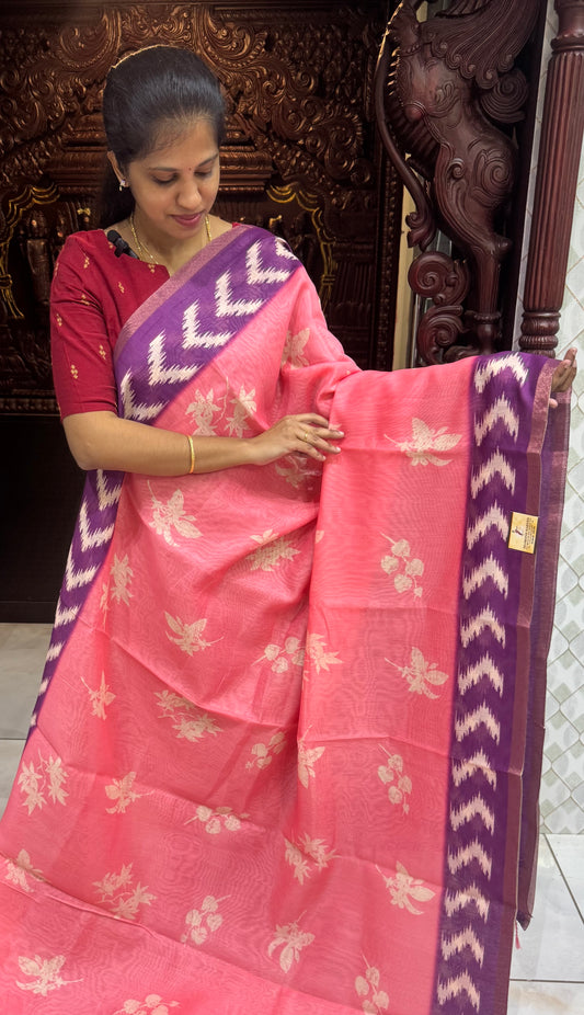 Fancy Chanderi Cotton Sarees | DSAD025