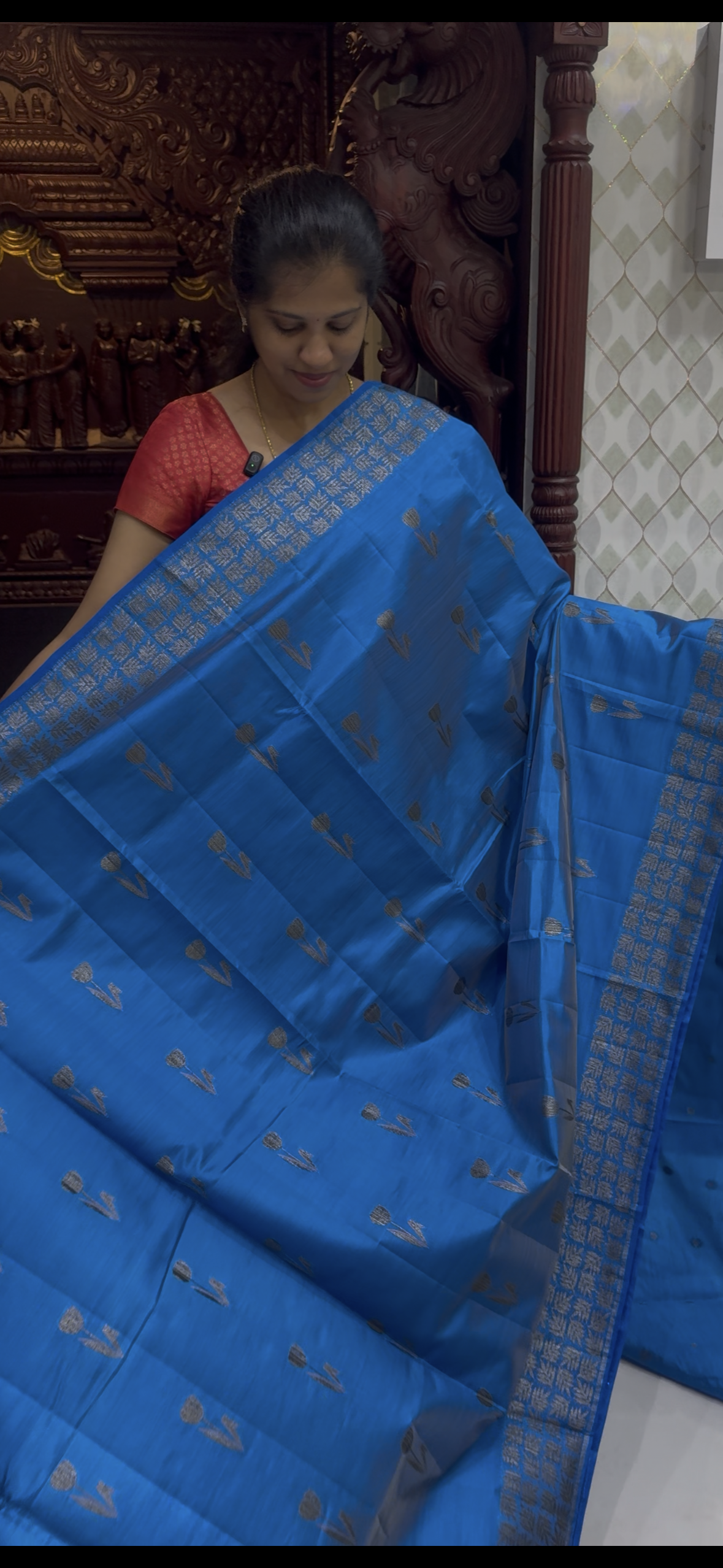 Dupion Tussar Saree 1810 | DSAD033