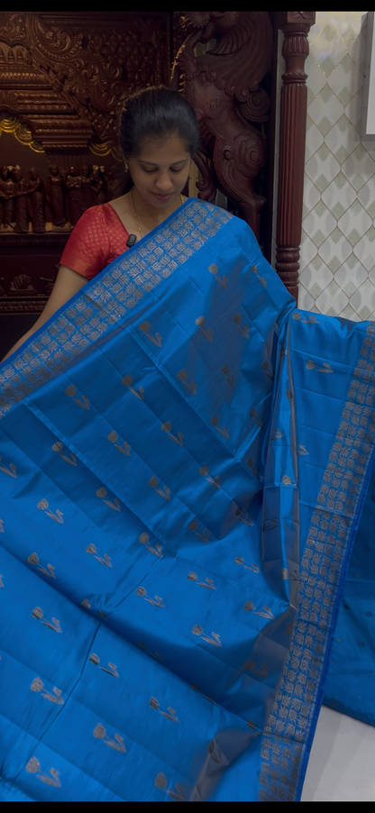 Dupion Tussar Saree 1810 | DSAD033