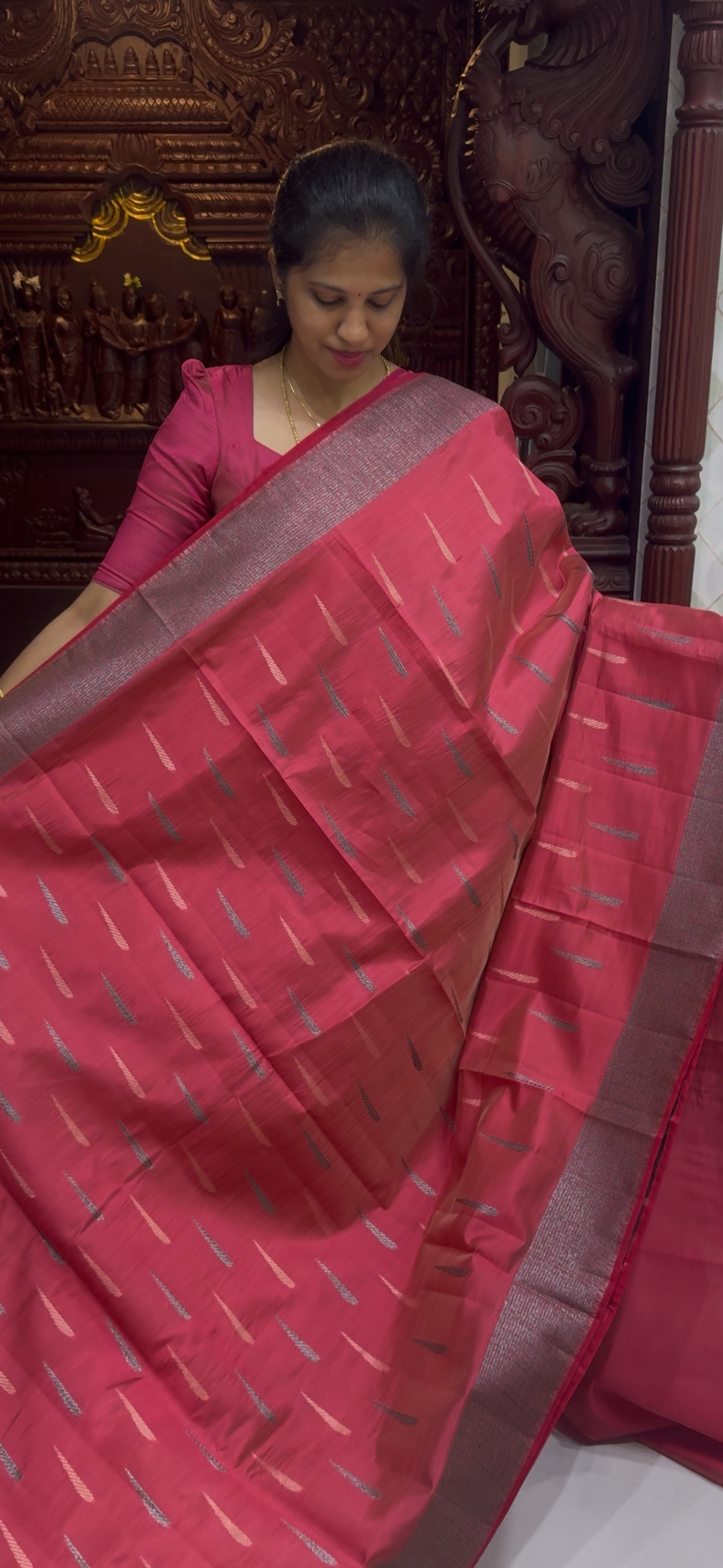 Dupion Tussar Saree 1810 | DSAD033