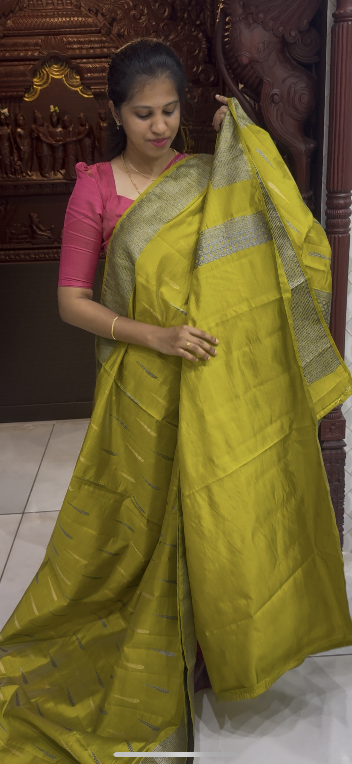 Dupion Tussar Saree 1810 | DSAD033
