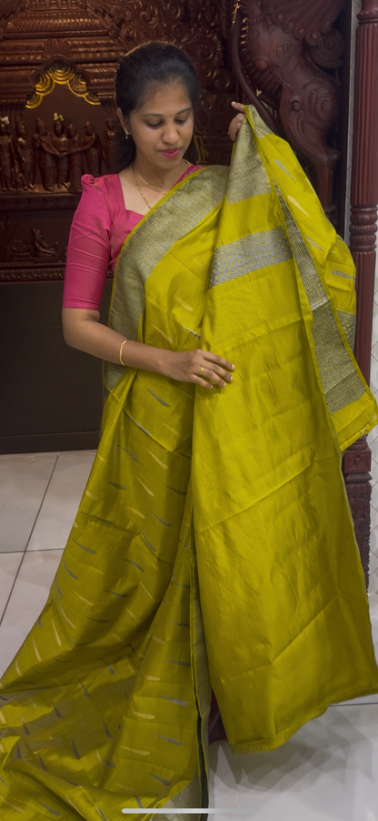 Dupion Tussar Saree 1810 | DSAD033