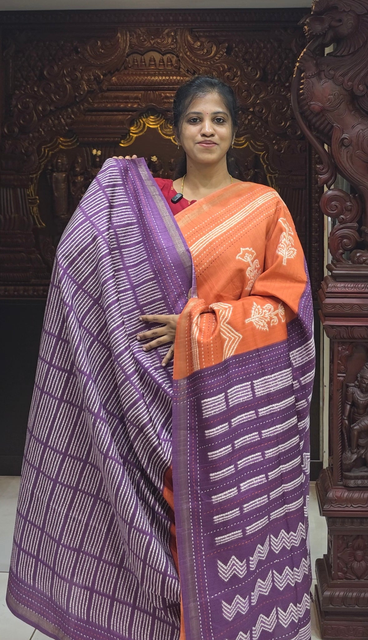 Malai Tussar Silk Sarees | DSAD053