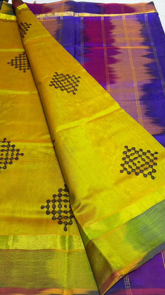 Printed Kanchi Pure Silk Cotton| DSW004