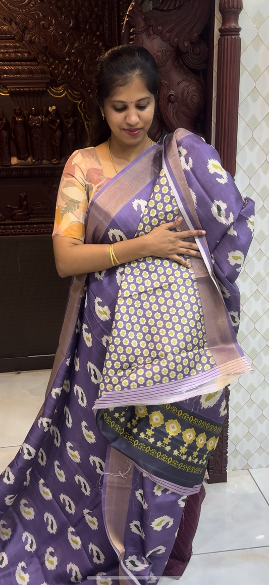 Art Silk Cotton Sarees | DSM085