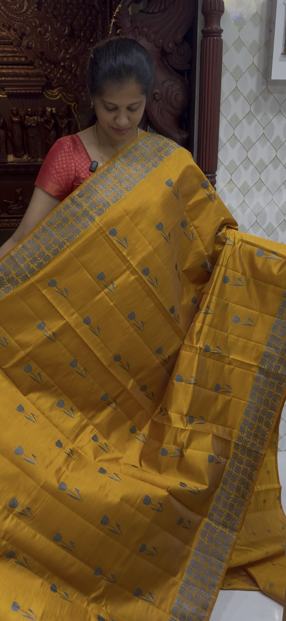 Dupion Tussar Saree 1810 | DSAD033