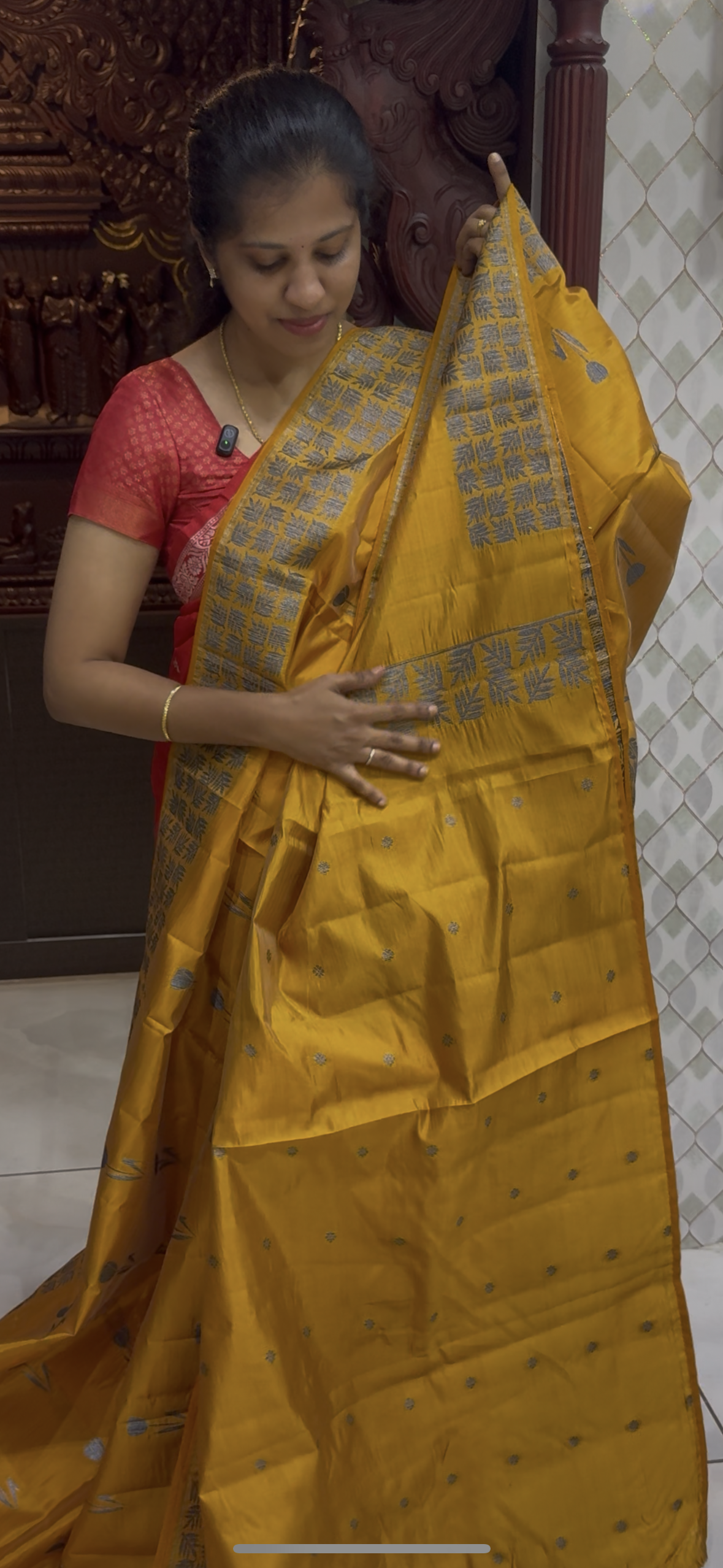 Dupion Tussar Saree 1810 | DSAD033