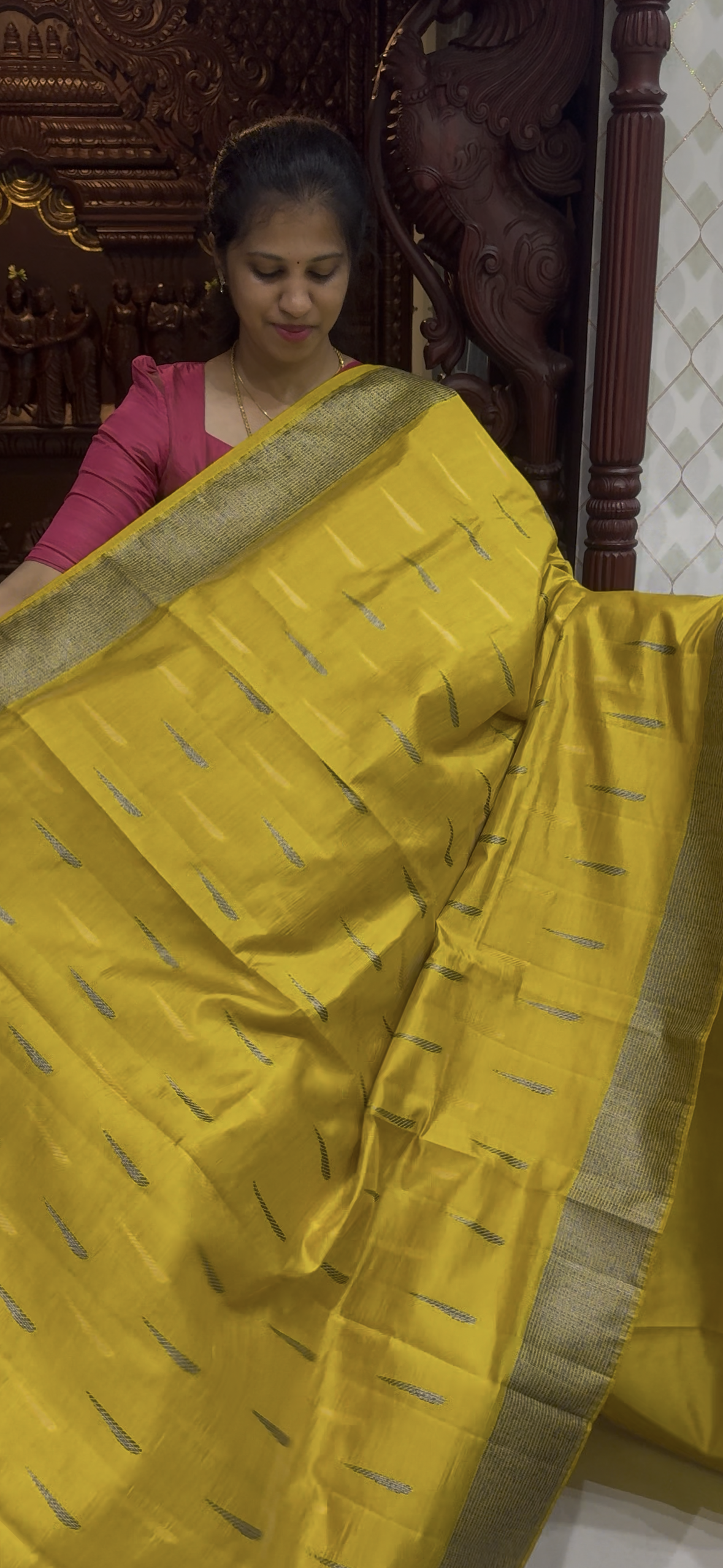 Dupion Tussar Saree 1810 | DSAD033