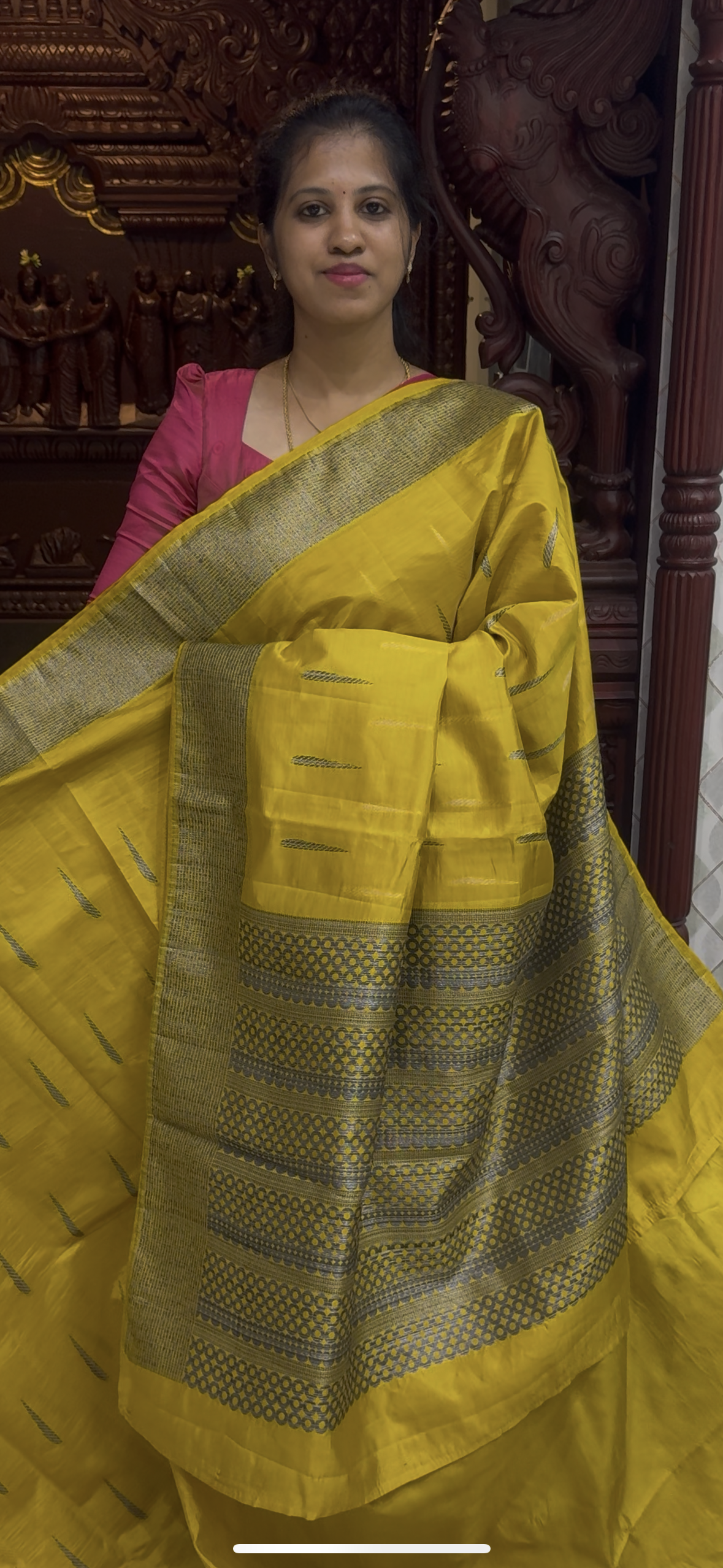 Dupion Tussar Saree 1810 | DSAD033